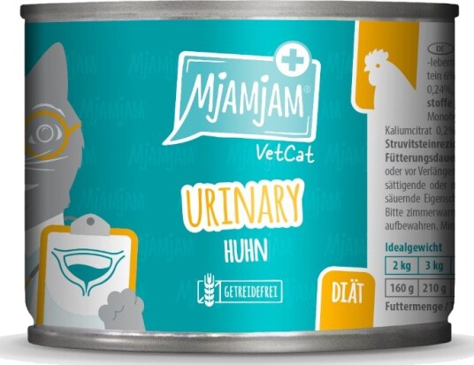 Mjamjam Våtfôr Urinary Vetcat Kylling 6 X 200 G