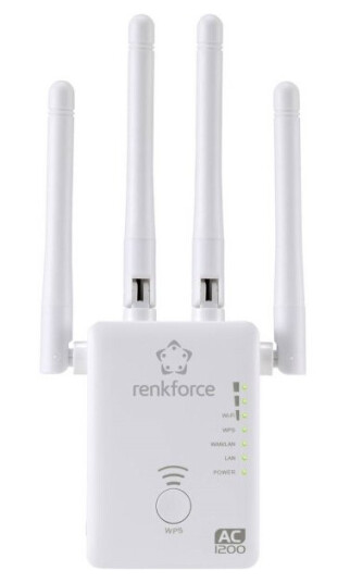 Renkforce Ac1200 Dualband Wlan-Router/Repeater/Ap (Rf-3804172) Renkforce Ac1200 Dualband Wlan-Router/Repeater/Ap (Rf-3804172)