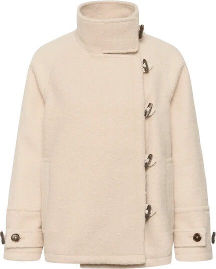 Saint Tropez Sophiesz Short Coat Cream XXL