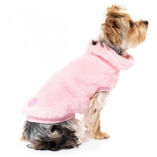 Fuzzyard Turtle Teddy Hundetrøje Rosa (4)