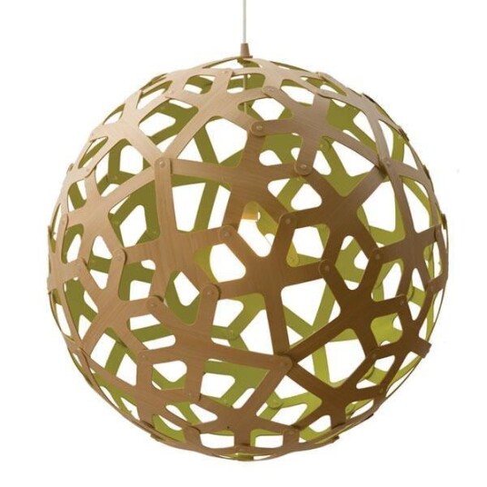 David Trubridge Coral Ø100 Lime Taklampe