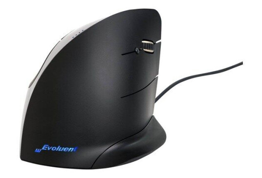 Evoluent VerticalMouse C Ergonomisk Kablet Mus 5 Knapper Grå