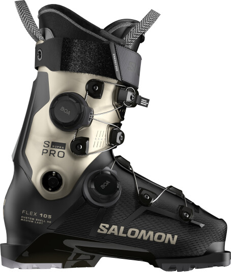 S/Pro Supra Dual Boa 105 W Black/Light Bronze Met./Black (24.5)