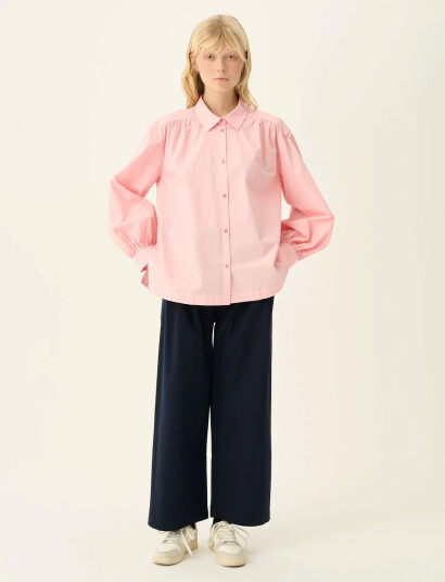 Rue de Tokyo Sloan Organic Garment Dyed Poplin - Pink - S Rue de Tokyo Sloan Organic Garment Dyed Poplin - Pink - S