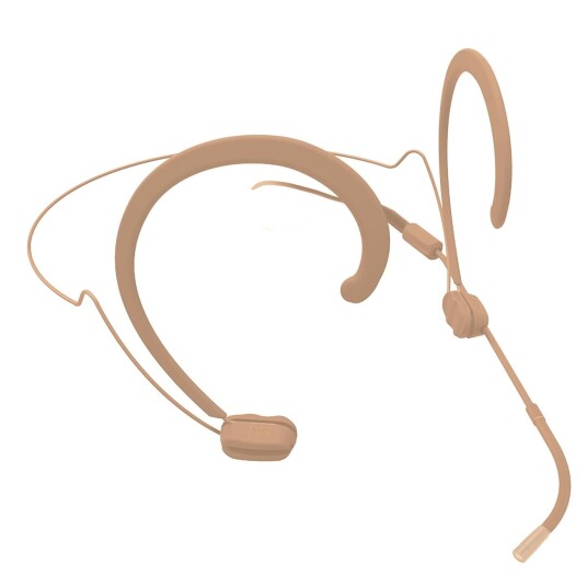 Jts Cm-8085 Hodebøylemikrofon Omni Beige. Utskiftbar Kabel. Hq Kapsel