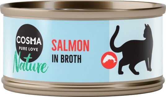 Cosma Våtfôr Nature Laks 6 X 70 G Cosma Våtfôr Nature Laks 6 X 70 G