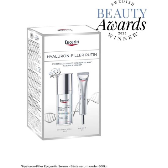 Eucerin Hyaluron Filler Epigenetic Serum + Eye Creme Gift Set 1 stk Eucerin Hyaluron Filler Epigenetic Serum + Eye Creme Gift Set 1 stk