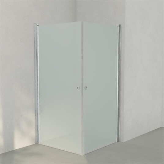 INR Iconic Nordic Rooms Dusjhjørne Linc Angel Original, Frostet/stripe Glass Matt Aluminium / 100x100cm Frostet INR Iconic Nordic Rooms Dusjhjørne Linc Angel Original, Frostet/stripe Glass Matt Aluminium / 100x100cm Frostet