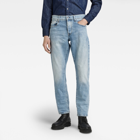 G-Star RAW 3301 Regular Tapered Jeans - Light blue - Men 30-32 Light blue male