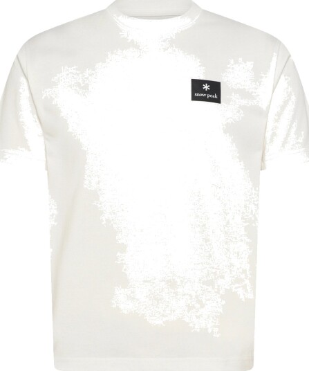 SNOW PEAK Nsd Square Logo T Shirt White S SNOW PEAK Nsd Square Logo T Shirt White S