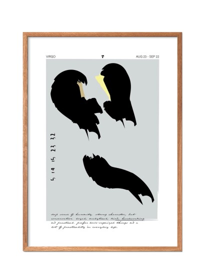 Poster & Frame Virgo - Multi/patterned - 42X29.7CM