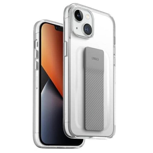 UNIQ iPhone 14 Plus UNIQ Heldro Mount fleksibelt bakdeksel - Gjennomsiktig UNIQ iPhone 14 Plus UNIQ Heldro Mount fleksibelt bakdeksel - Gjennomsiktig
