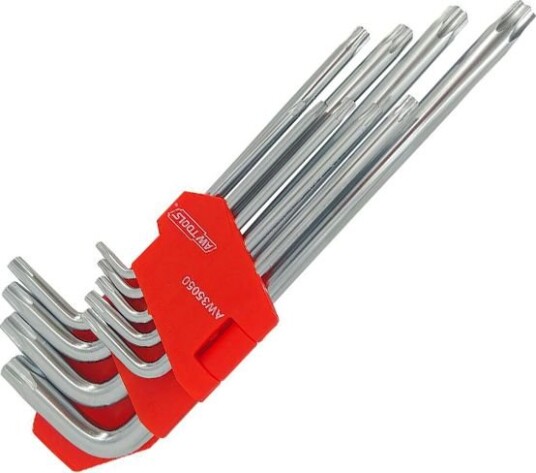 Awtools Torx-nøkler Lange - 9 deler