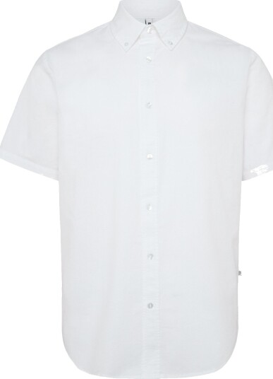 Enkel Studio Oxford Ss Shirt Esemil White S