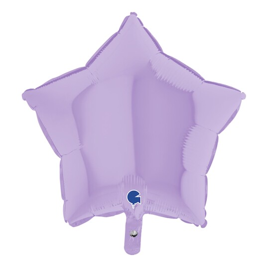 Ballongkungen AB Folieballong Stjerne Pastell-Lilla Matt - 91 cm