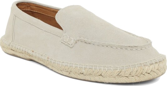 Mango Jute Leather Shoe Beige 42