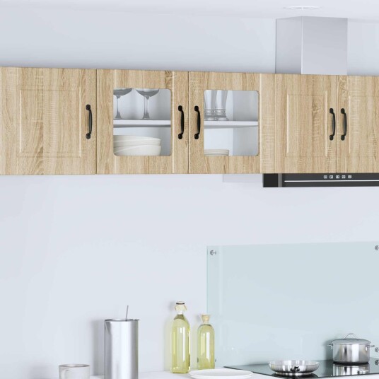  Kjøkken veggskap Sonoma eik 80 x 31 x 40 cm Konstruert tre
