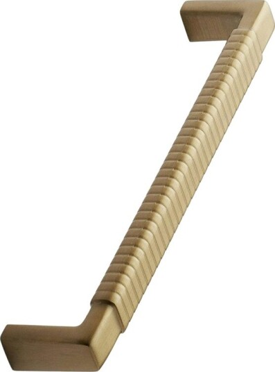 BESLAG DESIGN RATTAN 160 MM HÅNDTAK BØRSTET MESSING 352010-11