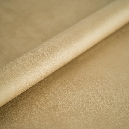 Balsløw Møbelstoff struktur i imitert skinn 142cm 010 Sand 50cm