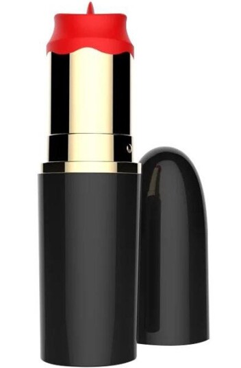 Lipstick Vibrator With Stimulating Tongue Lipstick Vibrator With Stimulating Tongue