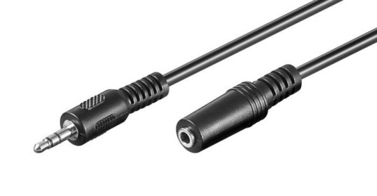 Goobay 3.5 mm Audio Skjøtekabel 15 m - Svart