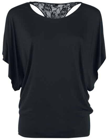 Gothicana by EMP Goth T-skjorte Blonderygg Bat Wings S til 5XL Damer svart Gothicana by EMP Goth T-skjorte Blonderygg Bat Wings S til 5XL Damer svart