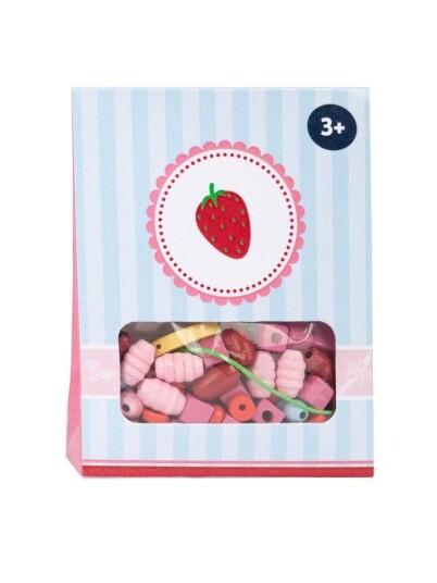 Small Foot  Wooden Beads Jewelry Making Candy