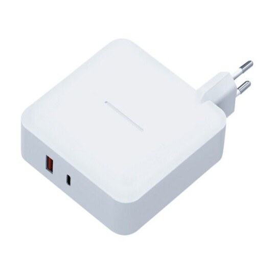 DACOTA PLATINUM 100W 2-PORTS HURTIGLADER USB-C/USB-A, HVIT