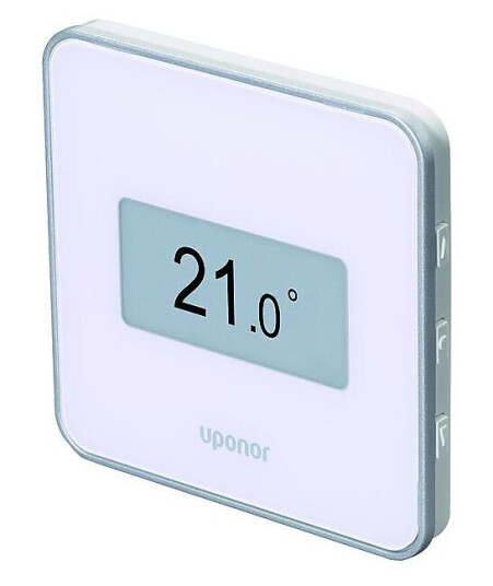 Uponor Smatrix Base Style Termostat T-149 BUS, digital med RH, kablet, Hvit
