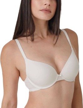 sassa BH Bamboo Jacquard Padded Bra Benhvit viskose D 95 Dame
