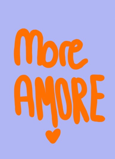 Namly Design Plakat Mer Amore POSTERDBACYZ