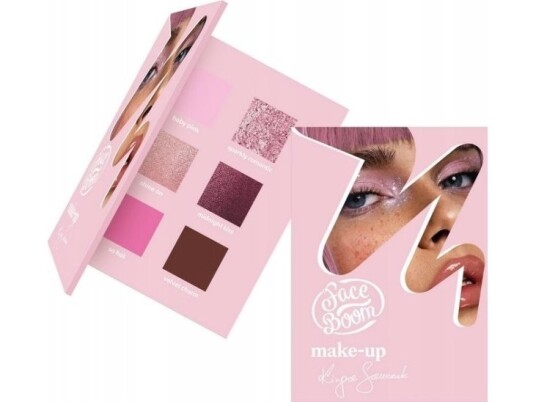 Face Boom_Paleta Øyenskygge Pink Power Girl 9G Face Boom_Paleta Øyenskygge Pink Power Girl 9G