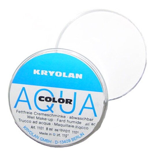 Buttericks Leco AB Kryolan Aquacolor Sminke - Hvit