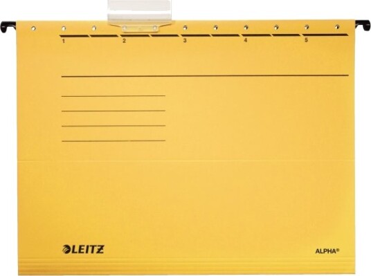 Leitz Alpha A4 Fotoark Kartong Gult Plast 348 Mm 260 Mm