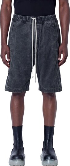 Rick Owens Herre Shorts Grå M,