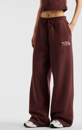 New Balance Trackside Fleece Pant Rød M
