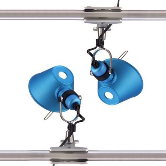 Artemide Tolomeo Micro Pinza Vegglampe Klemme Blå