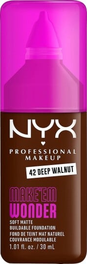NYX Professional Makeup   Make Em Wonder Foundation 30 Ml   Brun