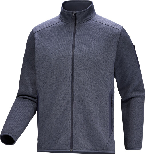 Arc'teryx Men's Covert Cardigan Dark Stratus Heather/Balck Sapphire S