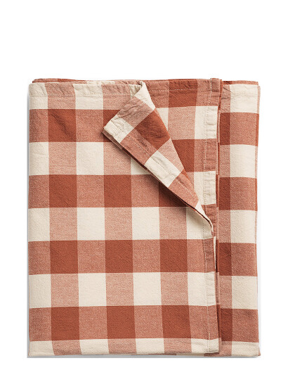 Midnatt Tablecloth Bertel - Brown - 330X145CM Midnatt Tablecloth Bertel - Brown - 330X145CM