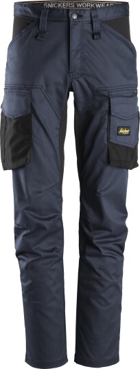 Snickers Workwear 6803 AllroundWork Servicebukse stretch, marineblå/svart Marineblå/Svart, Klær
