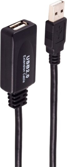 Shiverpeaks ®-Basic-S--Usb-Forlengelseskabel Aktiv Usb-A-Forlengelse, Usb 2.0, 480 Mbps, 5M (Bs13-26055)