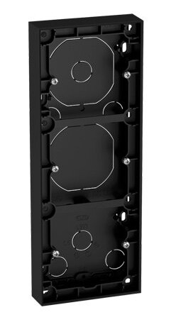 Elko Plus 3-Hull 25mm Påveggskappe Sort