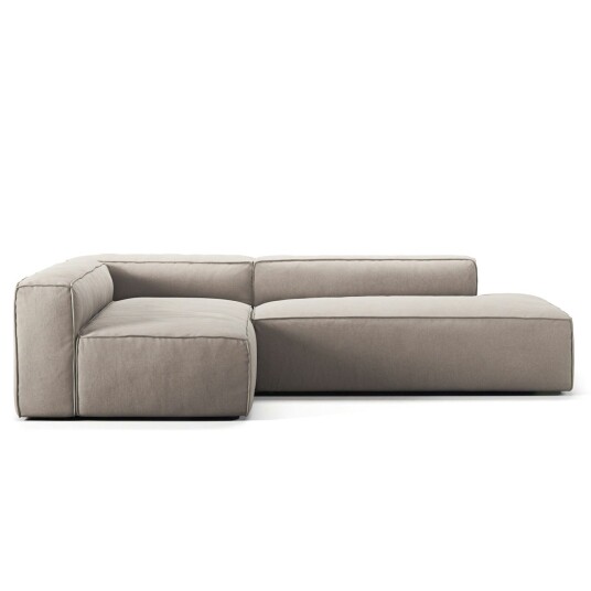 Decotique Grand Loungesofa 3 seters åpen ende Høyre Sandshell Beige