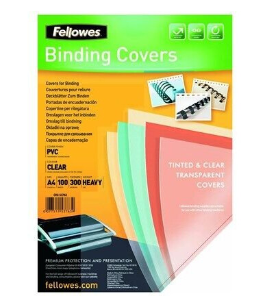 Fellowes Superclear PVC - 100 pcs. - PVC binding cover - PVC binding cover