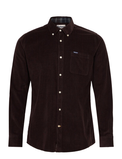 Barbour Barbour Ramsey Tailored Cord Shirt - Brown - M Barbour Barbour Ramsey Tailored Cord Shirt - Brown - M