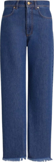 Alberta Ferretti Dame Jeans Blå 2XL,