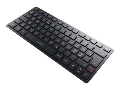 Cherry Kw 9200 Mini - Tastatur - Trådløs - 2.4 Ghz Bluetooth 5.0 - Qwerty - Europa - Tastsvitsj: Cherry Sx - Svart