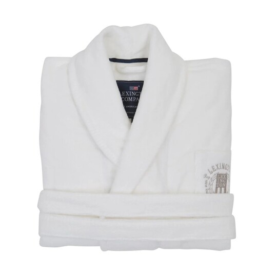 Lexington Hotel Velour morgenkåpe S White