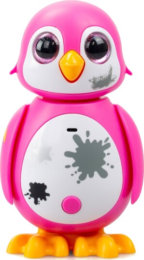 Silverlit Rescue mini pingvin med lys og lyd rosa